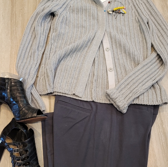 NWT Banana Republic Grey Pants Sz 14 - Picture 3 of 10